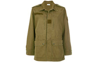 SAINT LAURENT Parka Coat Women's Green