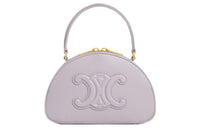 CELINE Smooth Cow Leather Crescent Bag Shoulder Bag Crossbody Bag Handbag Mini Women's Light Lilac