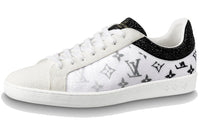 LOUIS VUITTON Luxembourg Skateboard Shoes Unisex Low-Top Black/White