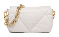 PRADA Nappa Leather Crossbody Bag Shoulder Bag Women's White