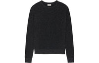 SAINT LAURENT Speckle-knit Crewneck Jumper