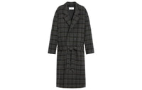 CELINE Coats Women's Gray Green