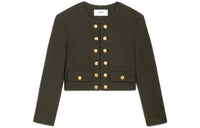 CELINE FW22 Jackets Coats Women's Dark Khaki