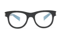 SAINT LAURENT Logo-engraved Round-frame Glasses