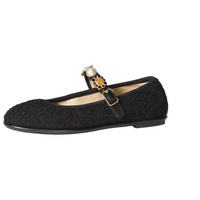 CHANEL Mary Jane Shoes Women's Black