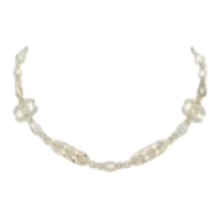 CHANEL Pearl Necklaces Women's Gold