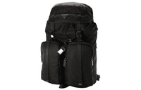 PRADA Cow Leather Backpack Regular Men's Black