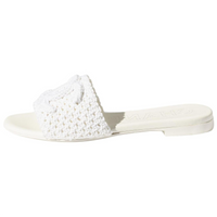 CHANEL Slip-Resistant Slide Slippers Women's White