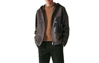 HERMES Leather Jackets Men Dark Brown