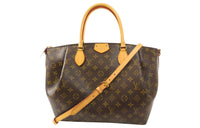 LOUIS VUITTON Canvas Shoulder Bag Crossbody Bag Handbag Medium Size Women's Brown
