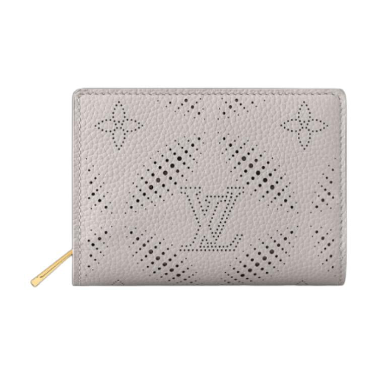 LOUIS VUITTON Portefeuille Comet Calfskin Wallet Women's Gray