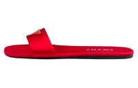 PRADA Slip Resistant Slide Slippers 0.5cm Women's Red