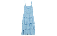 CELINE Sleeveless Dresses Women's Baby Blue
