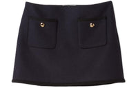 MIU MIU FW23 Casual Short Skirts Women's Blue