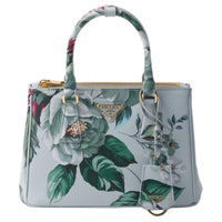 PRADA Saffiano Leather Shoulder Bag Crossbody Bag Handbag Women's Sage Green