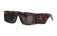 SAINT LAURENT Eyewear Tortoiseshell Rectangle frame Sunglasses