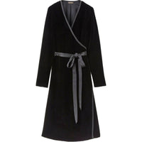 Loro Piana FW24 Long-Sleeved Dresses Women's Black