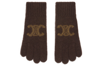 CELINE Gloves In Monogram Wool Cashmere And Silk
