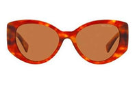 MIU MIU Plate Frame Irregular Shape Sunglasses Women's Multicolor