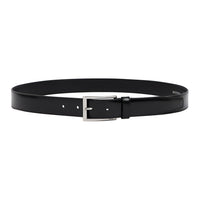 PRADA Leather, Lambskin Leather Belts Men's Black