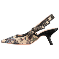 DIOR J'Adior Irregular Heel High Heels 6.5cm Women's Beige