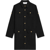 CELINE Reporter Mini Dress In Cotton Twill