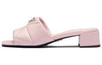 PRADA Quilted Leather Slides