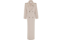 SAINT LAURENT SS23 Coats Women's Beige