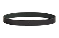 HERMES Leather Belts Women's Black/Dark Green