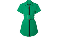LOUIS VUITTON Short-Sleeved Dresses Women's Green