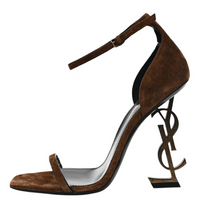SAINT LAURENT Strap Sandals Women's Dark Brown