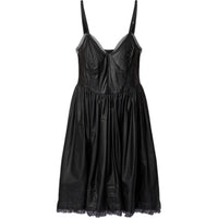 LOUIS VUITTON Leather Lingerie Dress