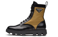 PRADA Mid-Calf Boots Men's Black Brown