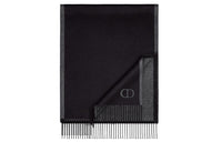 DIOR Knit Scarves Men's Black/Gray