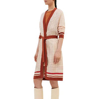HERMES Sweater Women's Beige High Mountain Clay