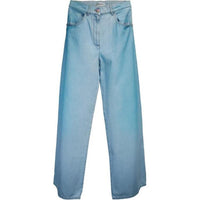 CHANEL FW23 Jeans Women's Light Blue