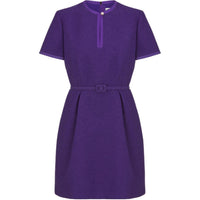 DIOR FW24 Short-Sleeved Dresses Women's Purple