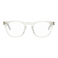 SAINT LAURENT Eyewear Transparent Square frame Glasses