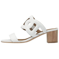 HERMES Bikini Stylish Sandals Women's White