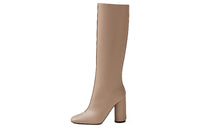 HERMES DRESSAGE Knee-high Boots Women's Beige
