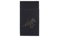 HERMES Knit Scarves Unisex Marine Blue