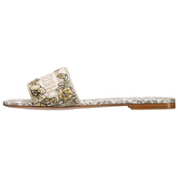 DIOR Dway Slip Resistant Slide Slippers Women's White Gold