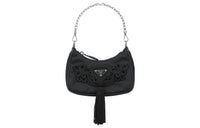 PRADA Nylon Shoulder Bag Handbag Mini Women's Black