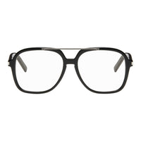 SAINT LAURENT Metal Acetate Aviator Sunglasses Men's Black