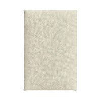 HERMES Calvi Cow Leather Wallet, Coin Purse, Card Holder Women's White/Sesame