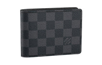 LOUIS VUITTON Canvas Wallet Men's Gray