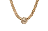 CHANEL Necklaces Women's Gold