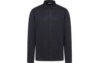 SAINT LAURENT Long-sleeved Silk-linen Shirt