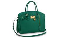LOUIS VUITTON Calfskin Shoulder Bag Crossbody Bag Handbag Medium Size Women's Green