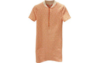 HERMES Short-Sleeved Dresses Women's Orange Pink